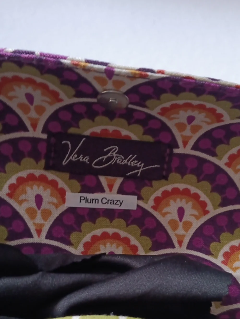 Vera Bradley Plum Crazy Hard Clip Eyeglass Readers Case Purple Floral